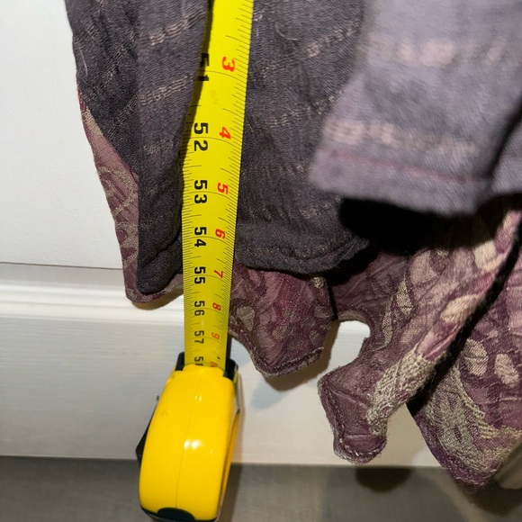 Bohemian Donna Jessica Merlot Patchwork Maxi Tank Dress Size 2 - Picture 14 of 14